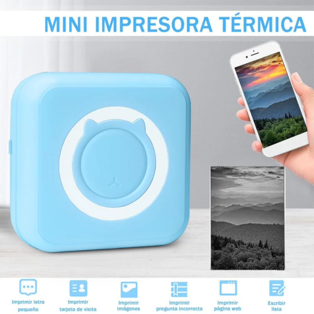 mini Impresora térmica portátil